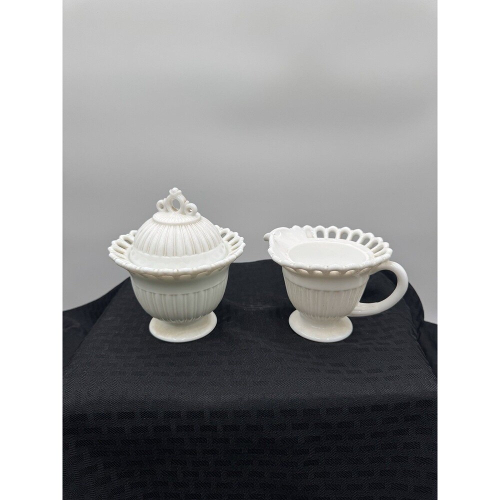 Fostoria Creamer And Sugar Bowl Set